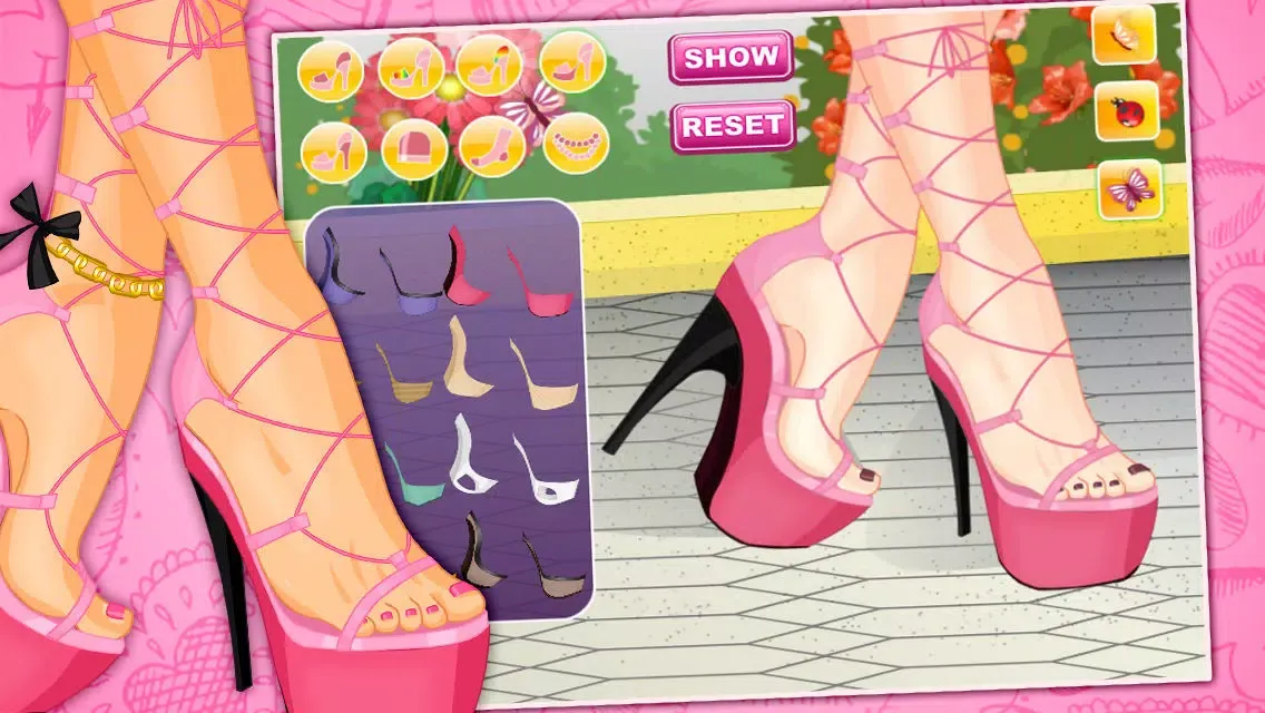 High-heeled shoes designer Screenshots