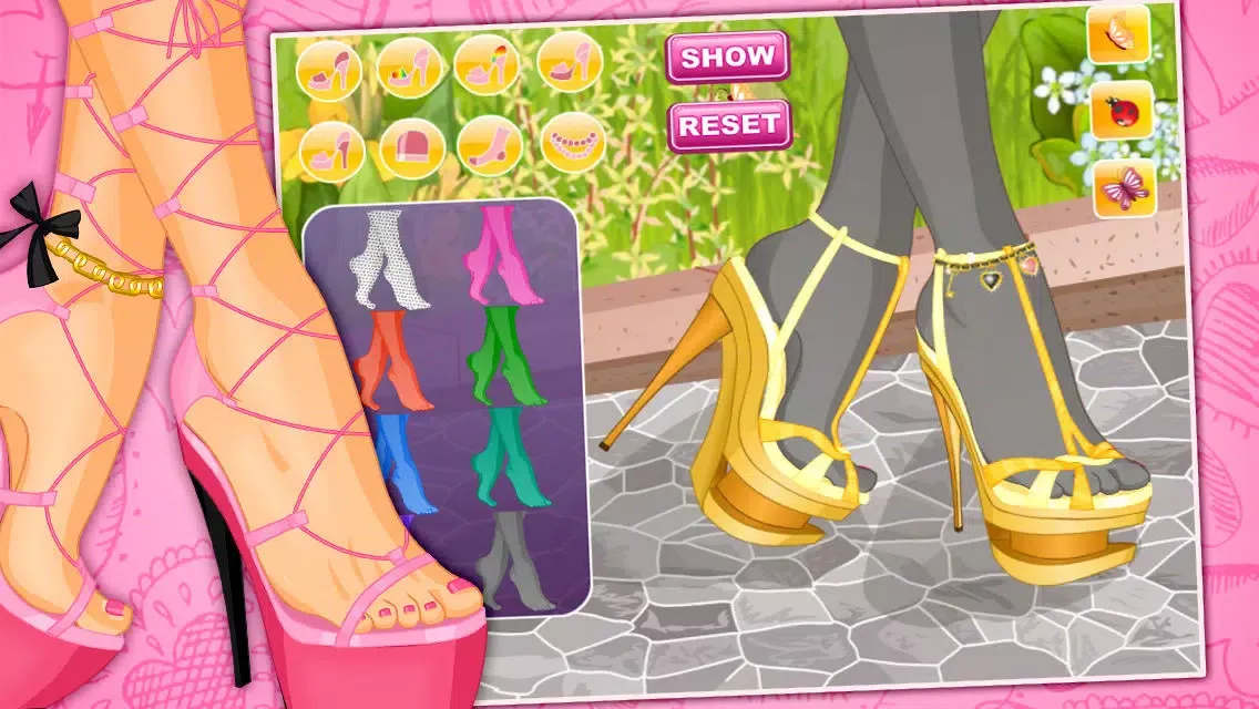 High-heeled shoes designer Screenshots