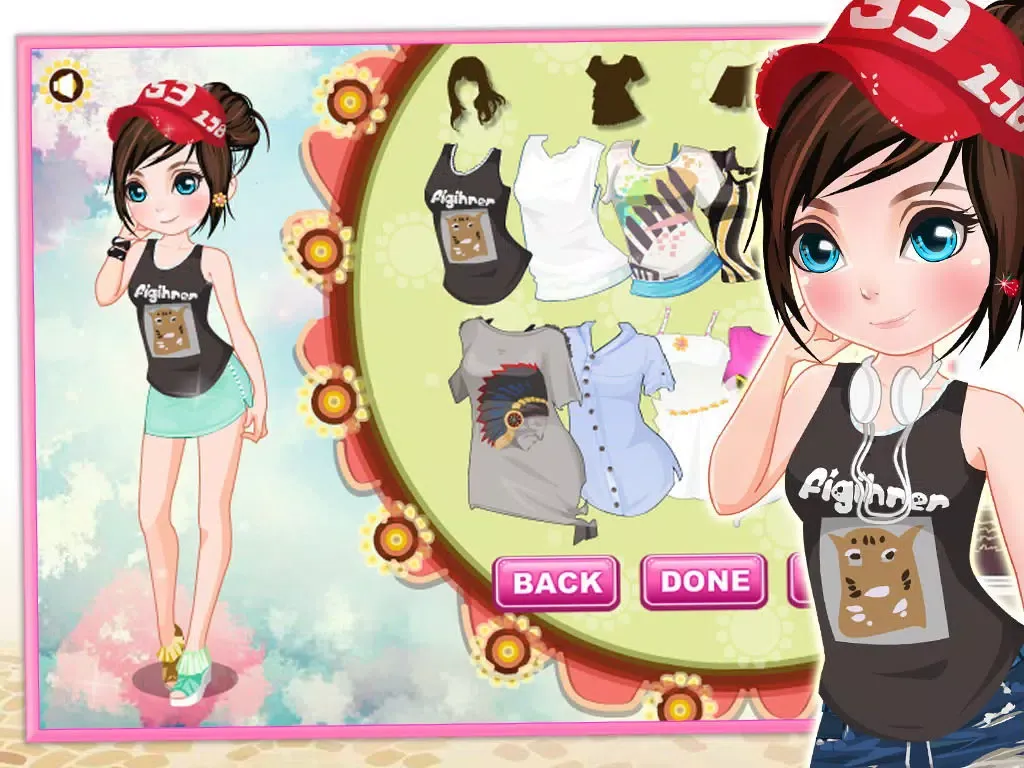 Zrzuty ekranu Holiday dressup game iPad 