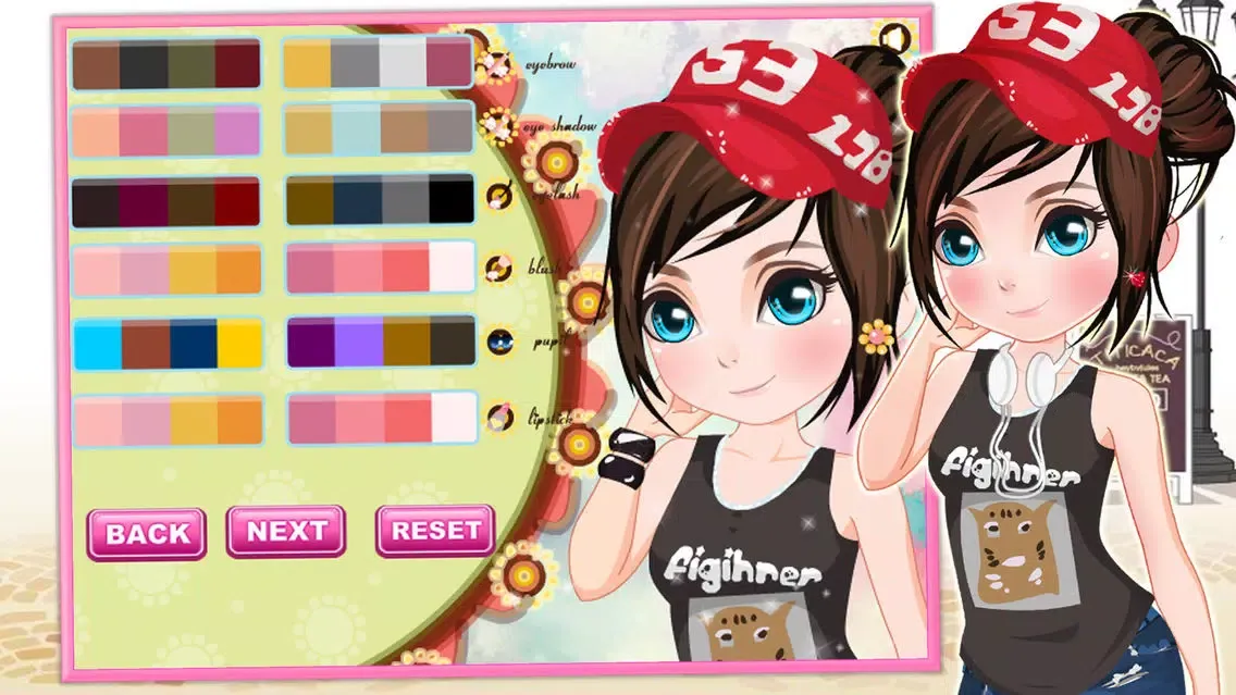 Zrzuty ekranu Holiday dressup game
