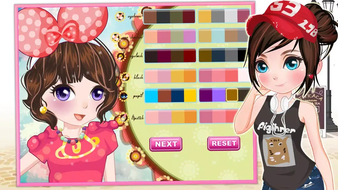 Zrzuty ekranu Holiday dressup game