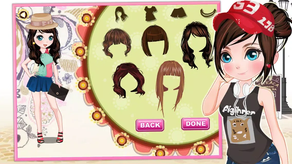 Zrzuty ekranu Holiday dressup game