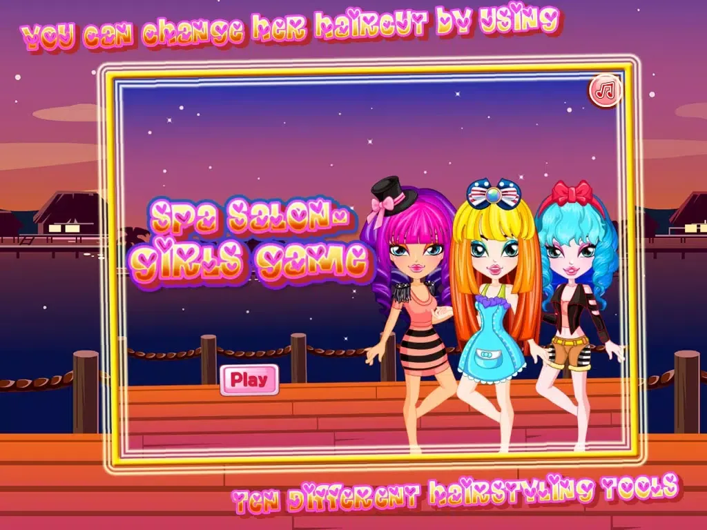 Spa salon-girls game iPad  Ekran Görüntüleri