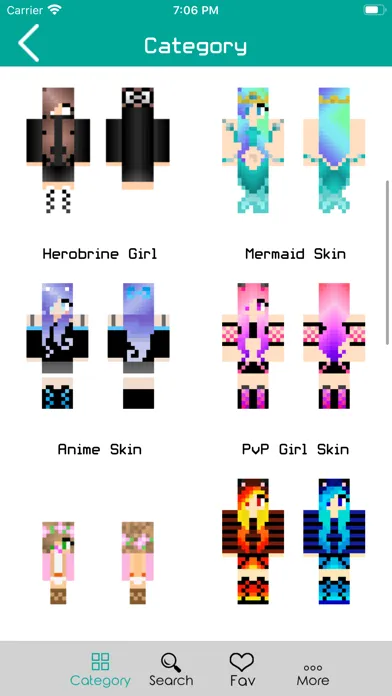 Capturas de tela do Girl Skins for Minecraft PE !!
