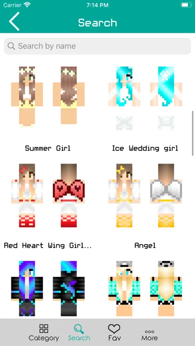 Capturas de tela do Girl Skins for Minecraft PE !!