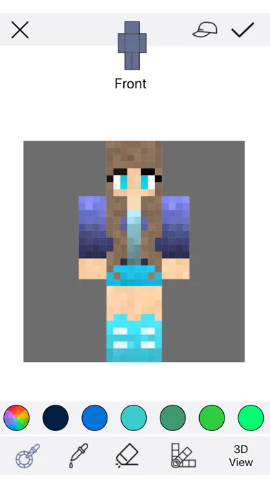 Capturas de tela do Girl Skins for Minecraft PE !!