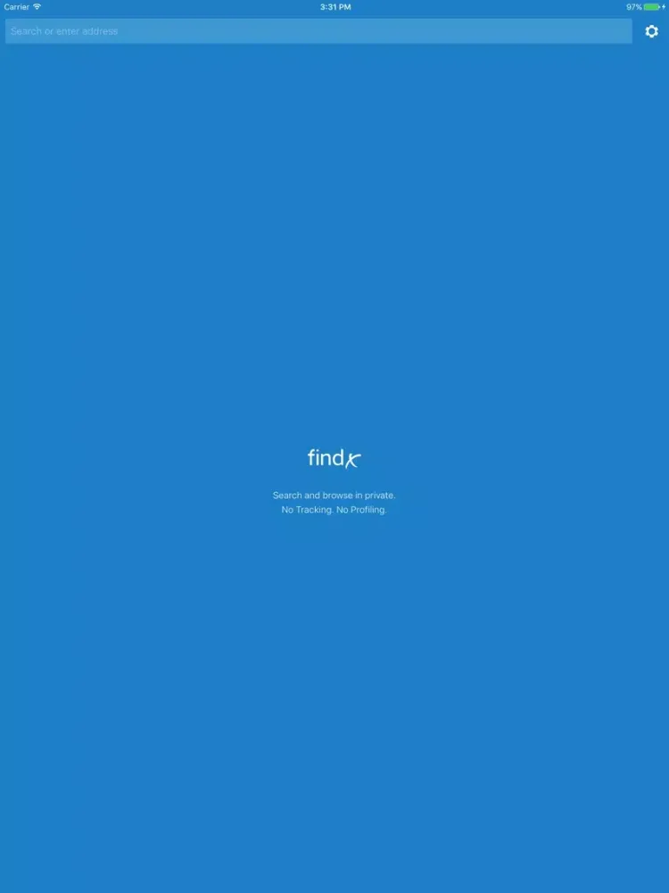 Capturas de tela do Findx - private search engine iPad 