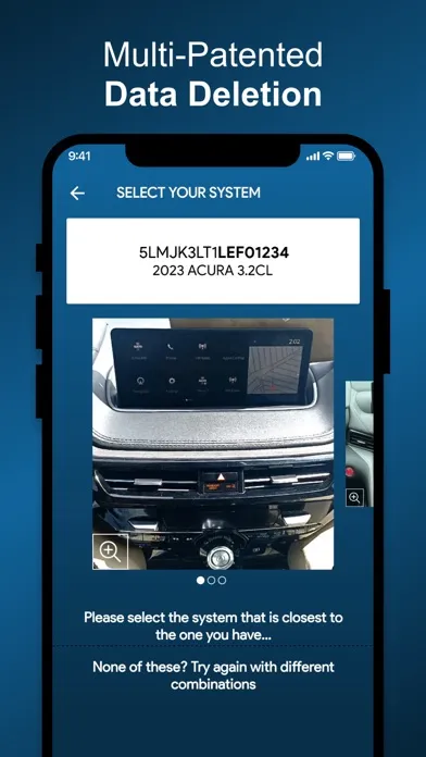 Captures d'écran de Privacy4Cars: delete car data