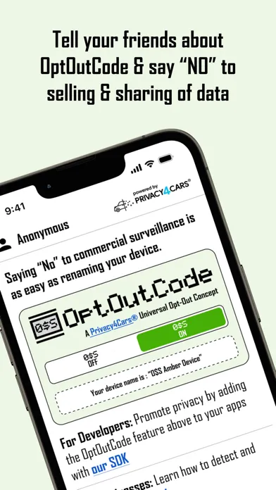 OptOutCode Easy Device Opt-Out Screenshots