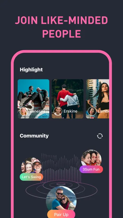 3Chat: Meet Couples & Singles应用截图
