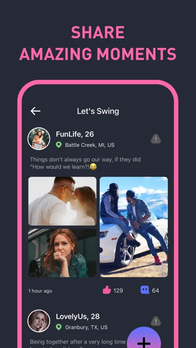 3Chat: Meet Couples & Singles应用截图