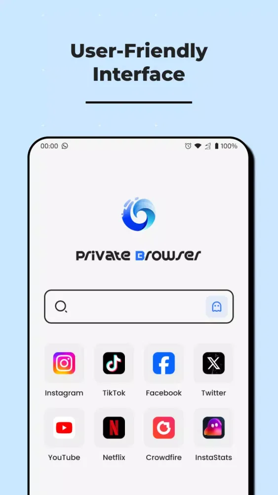 Screenshot di Private Browser