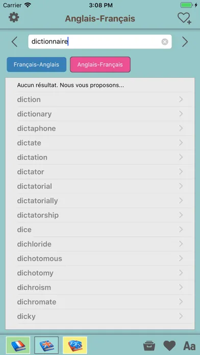 French Explanatory Dictionary スクリーンショット