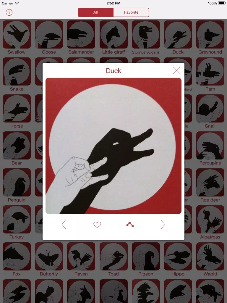ภาพหน้าจอของ Hand Shadow Guide iPad 