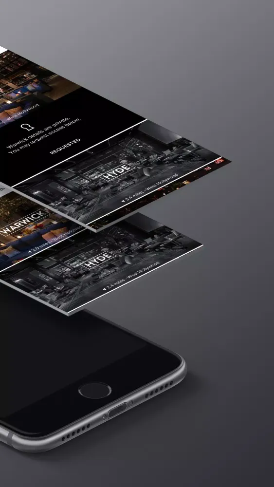 Screenshot di Privé