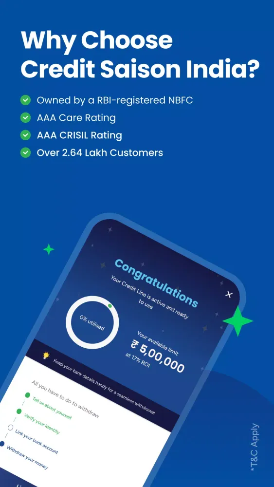 Captures d'écran de Credit Saison India: Loan App