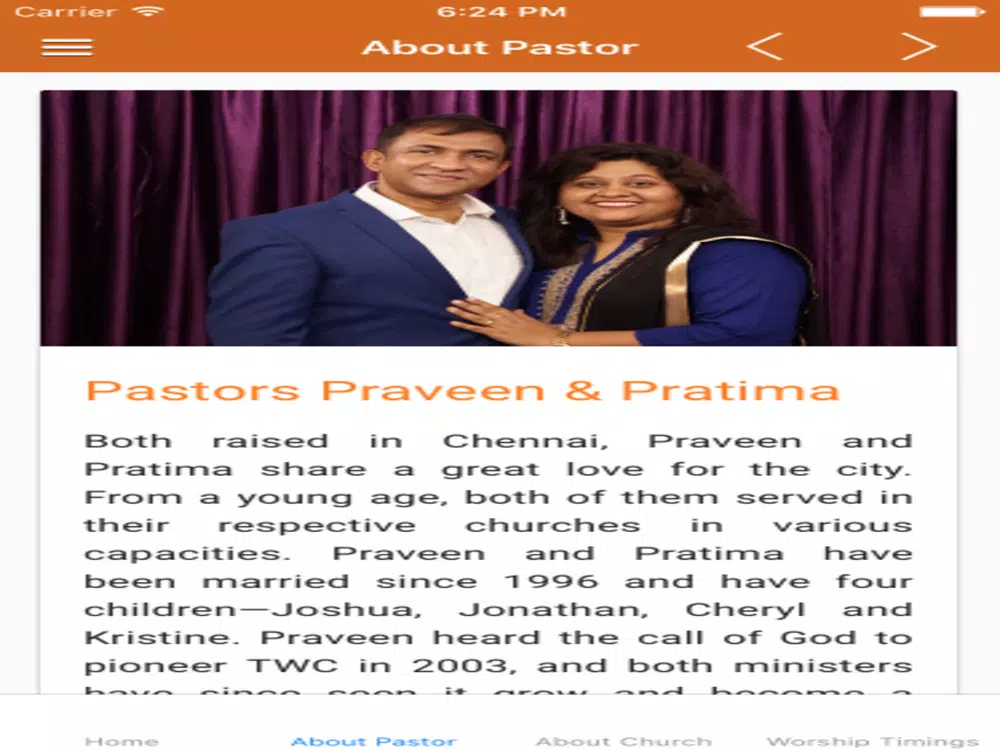Trinity Worship Center app iPad  Ekran Görüntüleri