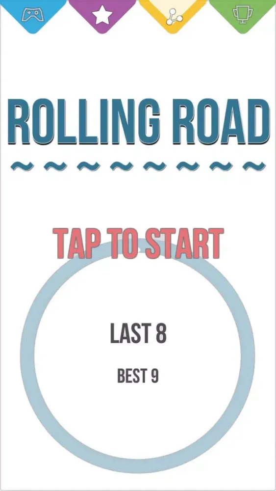 Ảnh chụp màn hình của Rolling Road - Round Circle Road Game