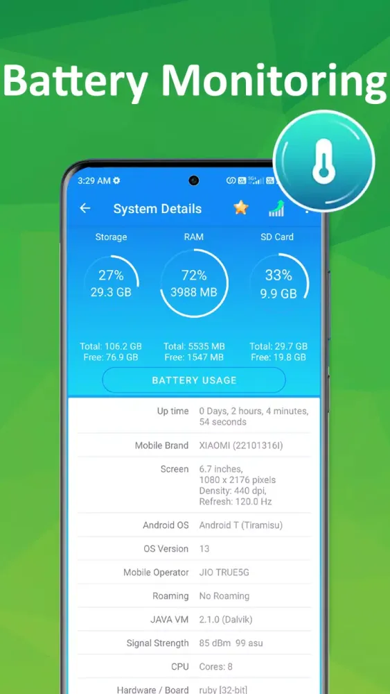 Battery Guru HD应用截图