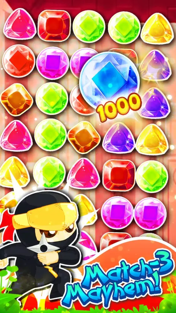 صور Jewel's Ninja Match-3 - diamond game and kids digger's mania hd free