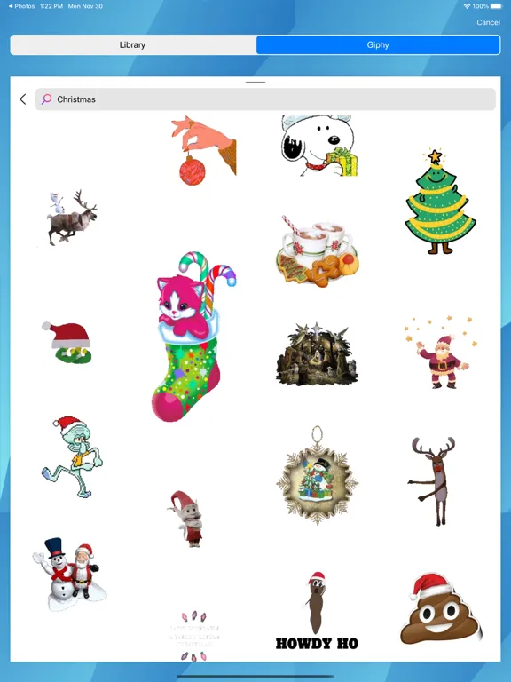 Captures d'écran de Christmas frames - Frame It! iPad 