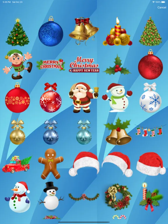 Captures d'écran de Christmas frames - Frame It! iPad 