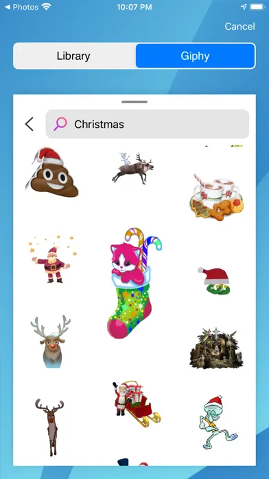 Captures d'écran de Christmas frames - Frame It!