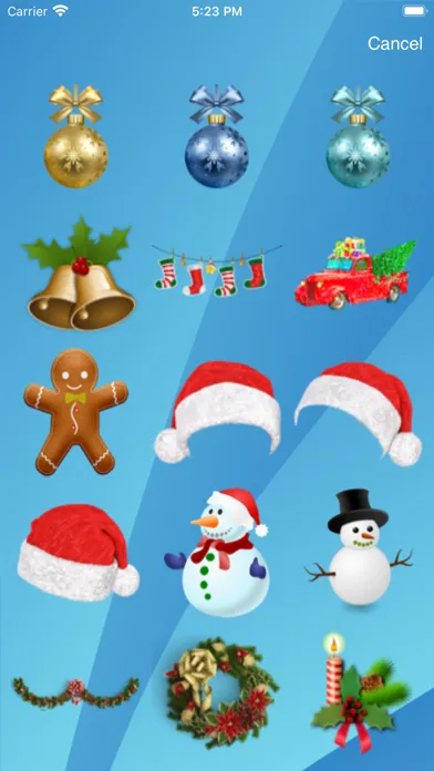 Captures d'écran de Christmas frames - Frame It!
