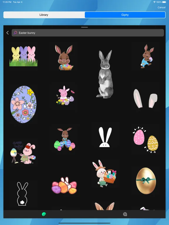 Tangkapan skrin Easter frames - Frame It! iPad 