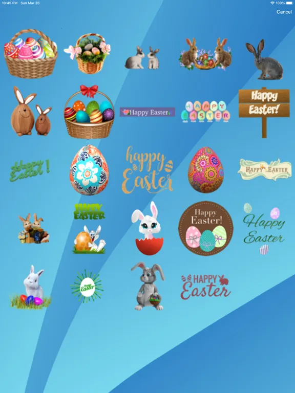 Tangkapan skrin Easter frames - Frame It! iPad 
