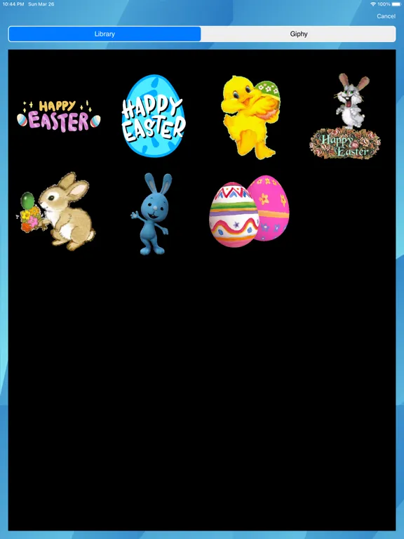 Tangkapan skrin Easter frames - Frame It! iPad 
