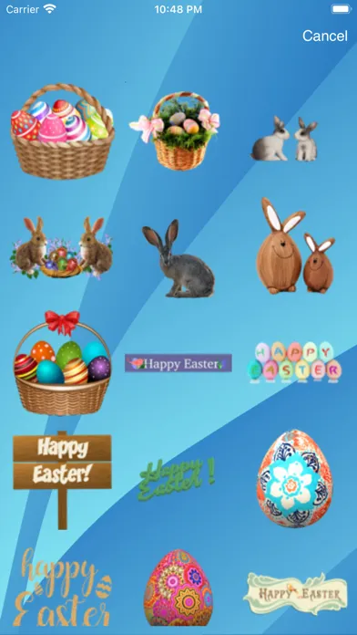 Tangkapan skrin Easter frames - Frame It!