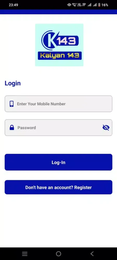 Screenshot di Kalyan 143 - Online Matka Play