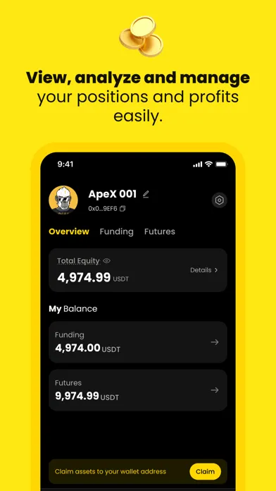 ApeX Protocol: Trade Crypto स्क्रीनशॉट