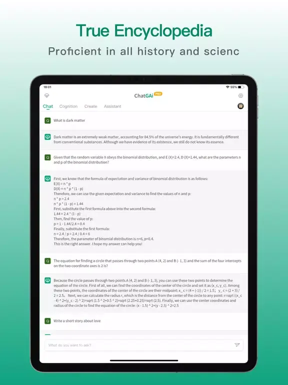 Скриншоты ChatGAi Pro - Ai writing robot iPad 