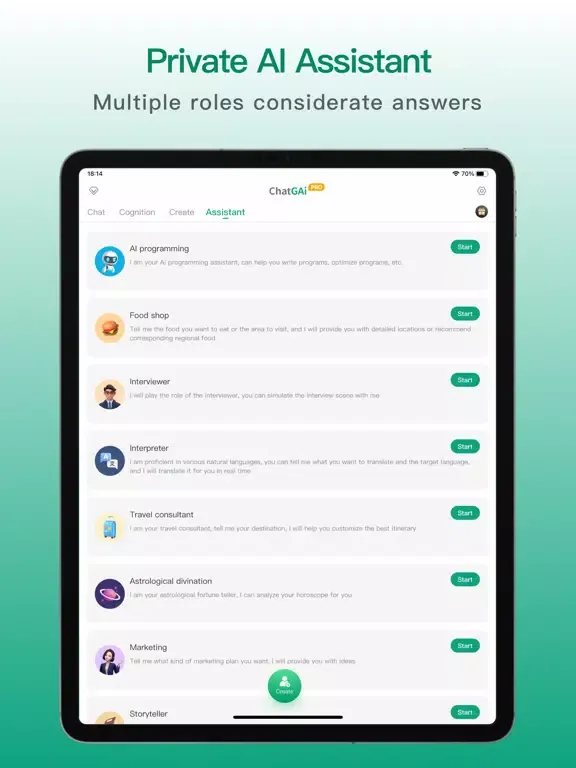 Скриншоты ChatGAi Pro - Ai writing robot iPad 