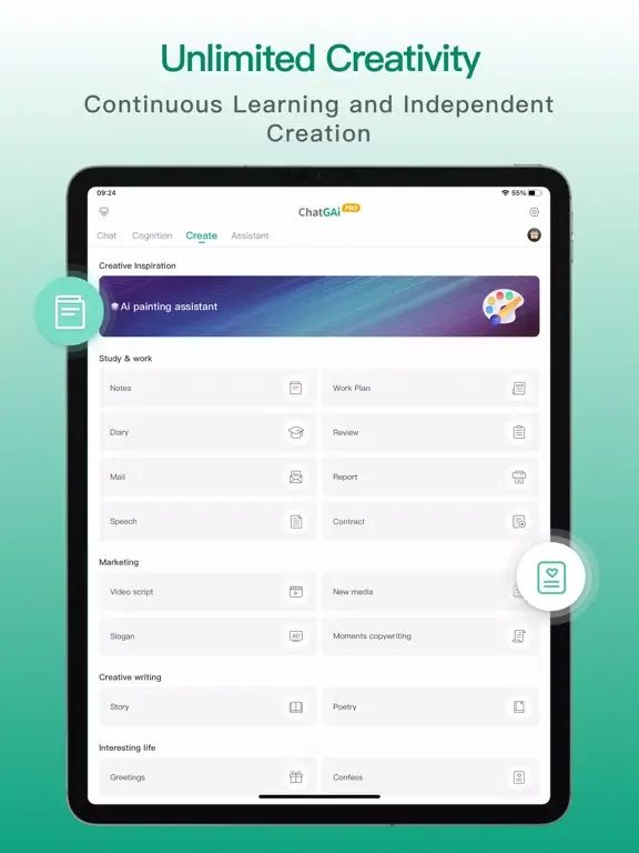 Скриншоты ChatGAi Pro - Ai writing robot iPad 