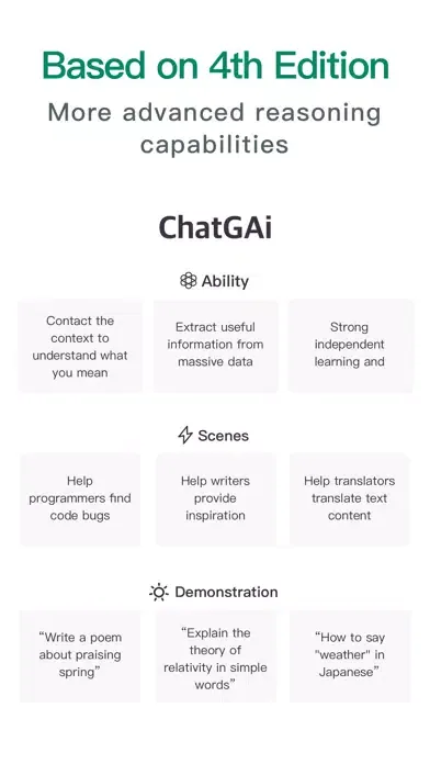 Скриншоты ChatGAi Pro - Ai writing robot