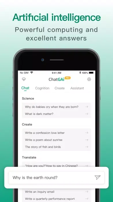 Скриншоты ChatGAi Pro - Ai writing robot