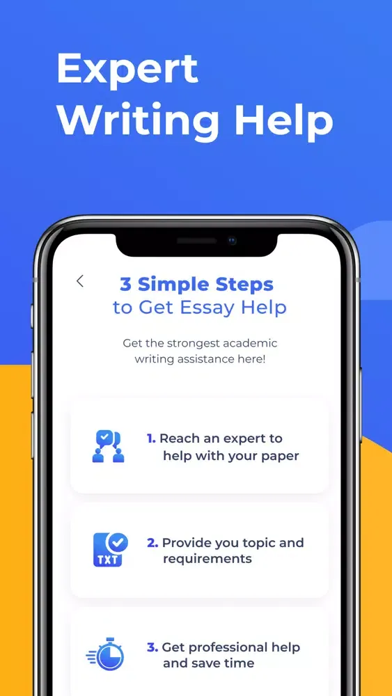 Pro Essay Help: Homework App Screenshots