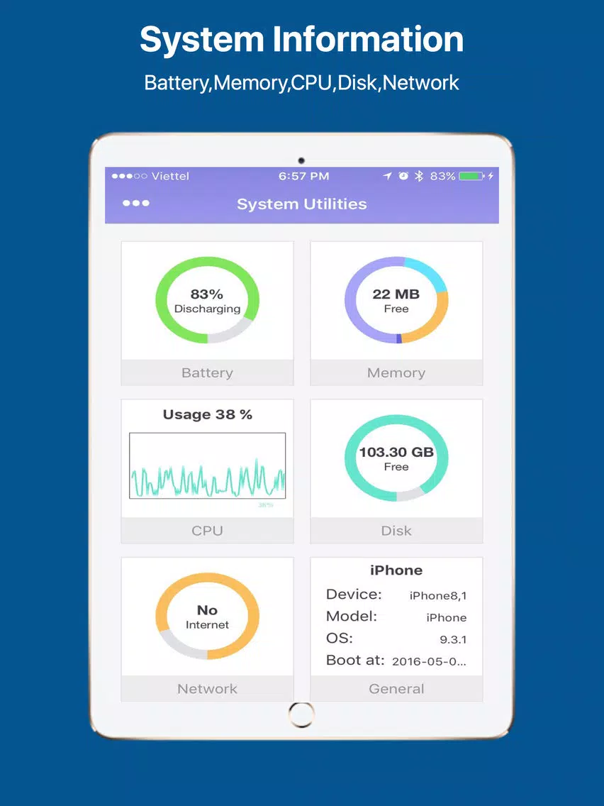 System Monitor Pro iPad 應用截圖
