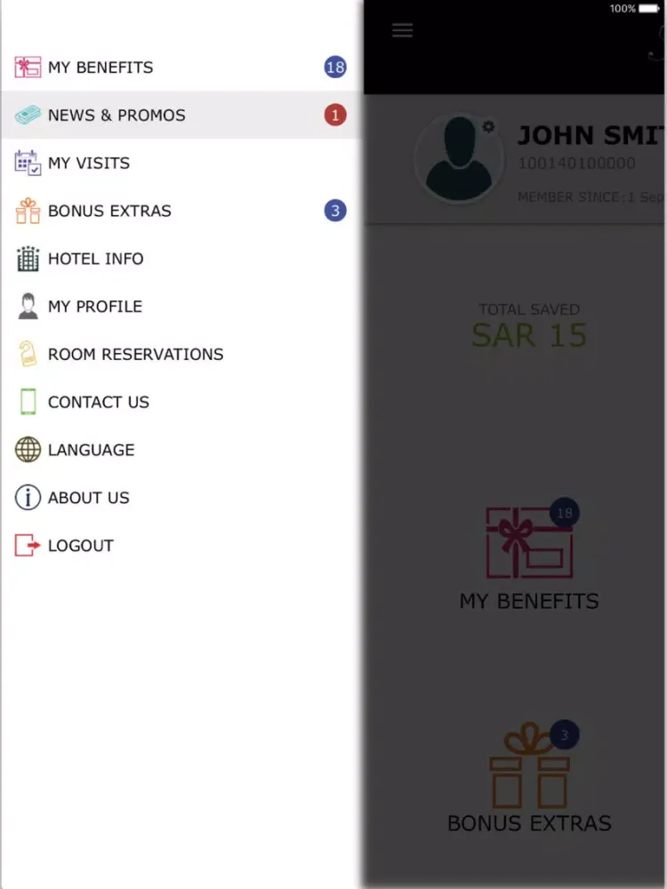 Screenshot di Saffron Four Seasons Riyadh iPad 