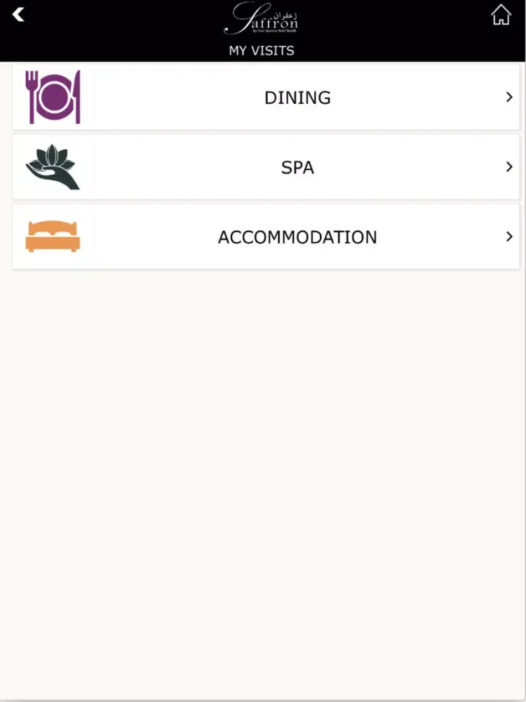 Screenshot di Saffron Four Seasons Riyadh iPad 
