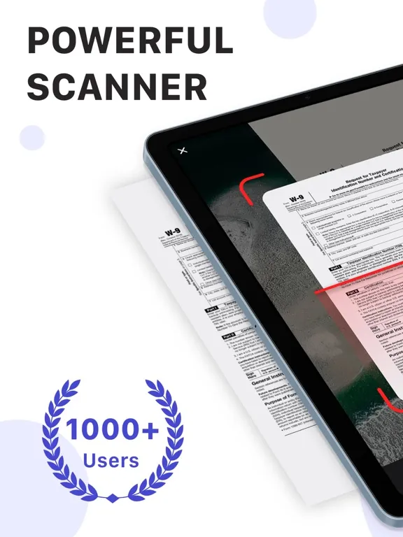 تصاویر Scanner App · Documents to PDF iPad 