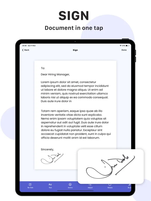 تصاویر Scanner App · Documents to PDF iPad 
