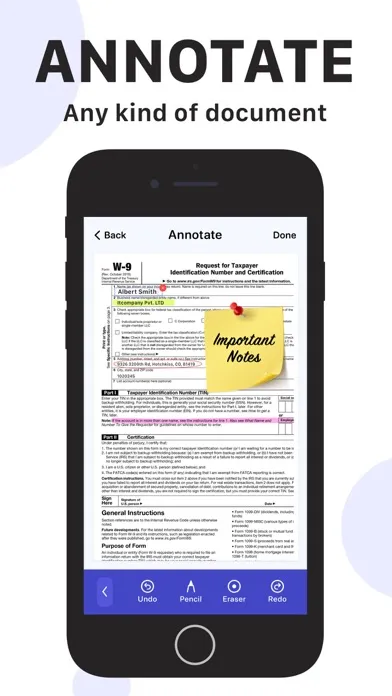تصاویر Scanner App · Documents to PDF