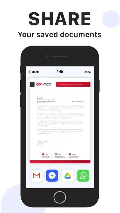 تصاویر Scanner App · Documents to PDF