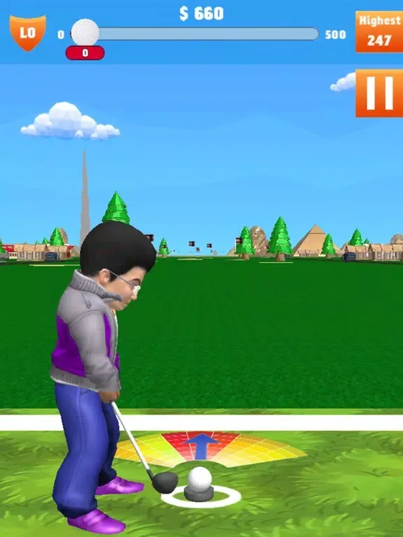 ภาพหน้าจอของ Golf Strike Championship Pro iPad 