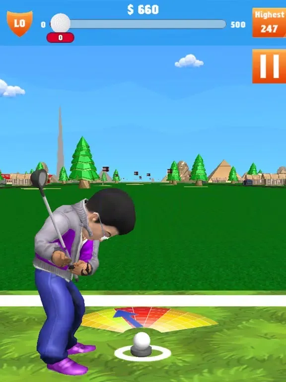 ภาพหน้าจอของ Golf Strike Championship Pro iPad 