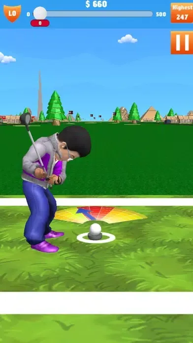 ภาพหน้าจอของ Golf Strike Championship Pro